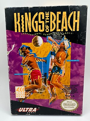 Kings Of The Beach for Nintendo Entertainment System NES Very Good Cond. $17.99