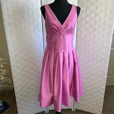 #ad Lauren Ralph Lauren Dress Women’s Pleated Cocktail Dress Size 6 Pink Sweetheart $65.00