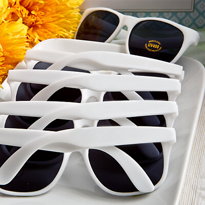 40 200 Perfectly Plain White Sunglasses DIY Beach Wedding Party Favors $69.50