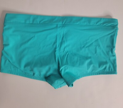 #ad #ad Title Nine Boy Shorts Bikini Womens Size XL Beachwear Swim Bottom Turquoise $23.28