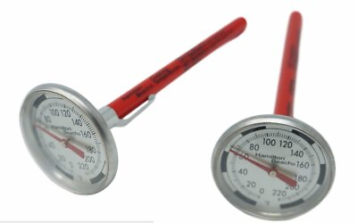 Hamilton Beach Large Dial Instant Read Thermometer 2 pack $15.95