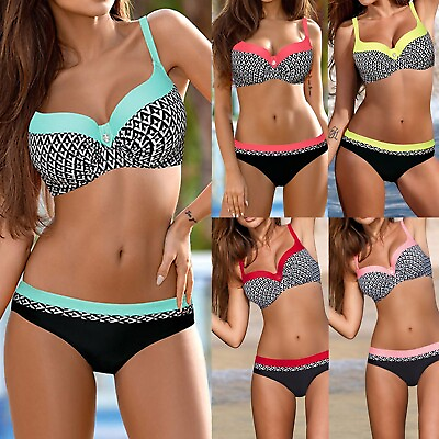 #ad #ad Bathing Bikini Push Up Beachwear Swimwear Suit Jr Swimsuits for Teen Girls $15.80