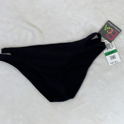 BCA By Rebecca Virtue Size L Bikini Swimsuit Bottom Black NWT Nordstrom $12.99