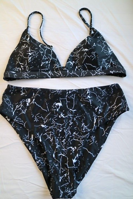 #ad Womens High Waisted Bikini size Large $7.99