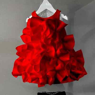 #ad Fashion Sleeveless Flower Dress Birthday Holiday Wedding Party Baby Girls Dress $127.92
