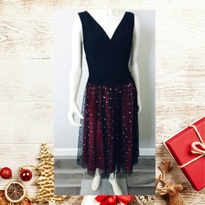 #ad Dress women party black and red short elegant free shipping USA. $19.00