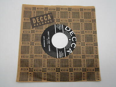 Jeff Chandler Only The Very Young A Little Love Can Go A Long Long Way Decca $5.00