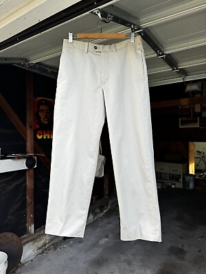 John Nordstrom Smartcare Pants Mens 30x30 Supima Cotton Twill Wrinkle Free Khaki $15.00