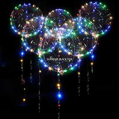 3 Pack New LED Balloons Light Up Valentines Christmas Wedding Birthday Party $8.99