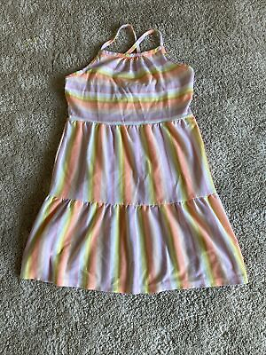 #ad #ad Girl#x27;s Size M 7 8 Pink Stripe Summer Dress BNWT Cat amp; Jack $10.99