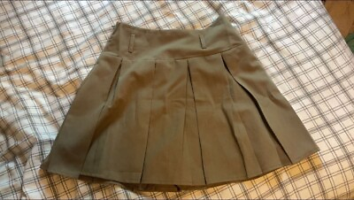 #ad #ad Pleated beige summer skirt $13.00