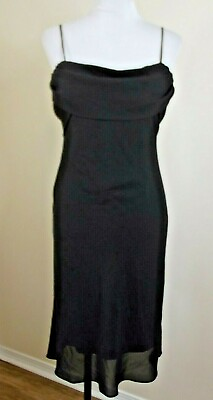BETSY amp; ADAM by Jaslene Womens Evening Party Short DRESS Size 12 Black $39.95