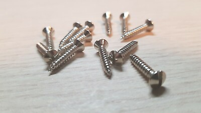 #ad N.12 Screws Chrome MM 2.9x15.9 Headed Countersunk IN Cut for Crafting DIY From $6.15