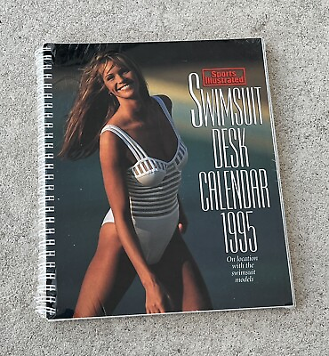 #ad #ad Sports Illustrated Swimsuit Models Desk Calendar 1995 Elle MacPherson OOP Sealed $39.95