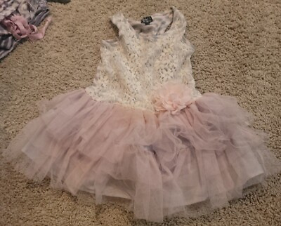 pink violet girls dress Size 3t $12.99