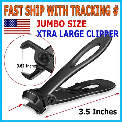 #ad Extra Large Toe Nail Clippers For Thick Nails Heavy Duty Stainless Professional $4.27