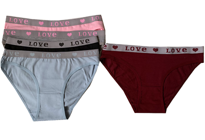 #ad Nice 5 Women Bikini Panties Brief Floral Cotton Underwear Size M L X # F138 $10.99