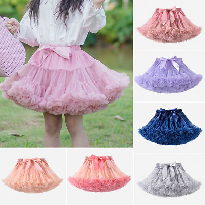 Toddler Baby Girls Tutu Skirt Dress Pettiskirt Costume Kids Birthday Dance Skirt $11.83