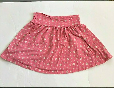 #ad Girl Skirt size 7 8 pink White girly flower cotton $10.99