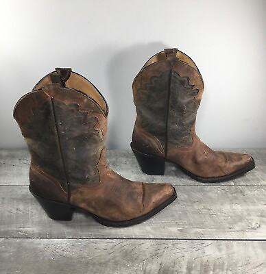 #ad #ad J B DILLON JBW2260 Leather Snip Toe Cowgirl Western Cowboy Womens Boots Size 9.5 $118.98