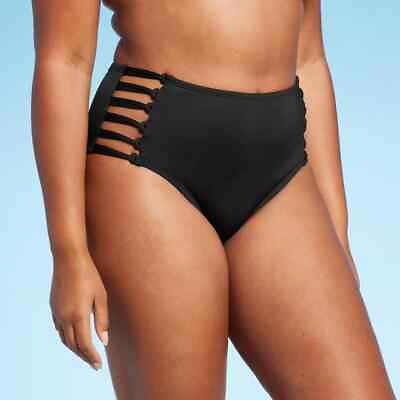 #ad YMI Women#x27;s Black Bikini Bottoms Size Medium NWOT $16.31