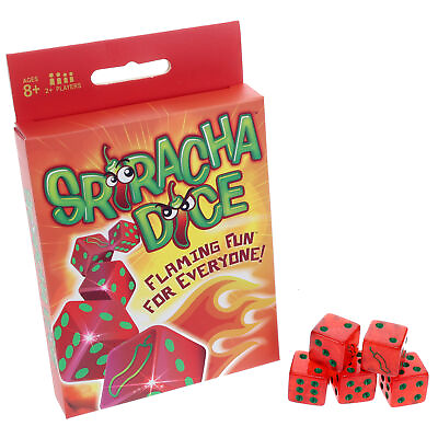 #ad TDC Games Sriracha Dice Game Flaming Fun for Everyone Great for Party $8.99