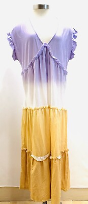 NWT SPEECHLESS Women Sleeveless Pullover V Neck Cotton Maxi Dress Extra Large $37.99