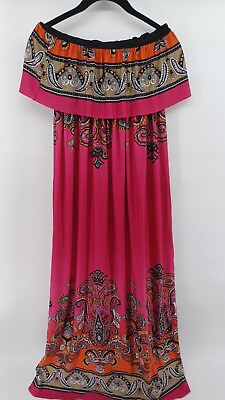 Bailey Blue maxi Dress Strapless Sizes Small Boho pink $8.80
