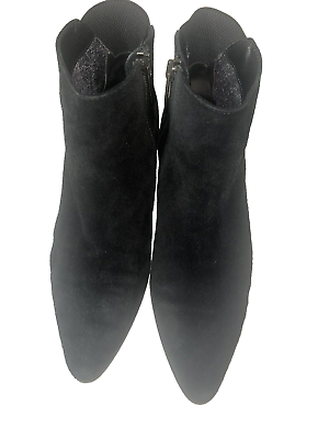 #ad Aquatalia Fuoco Suede Womens Boots Black Booties US 9 $56.25