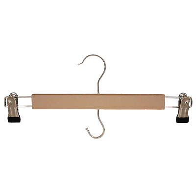 #ad Mamp;S Pant amp; Skirt Hangers 15 Pack Bottom Hook Hangers w Clips Durable Plastic $19.00