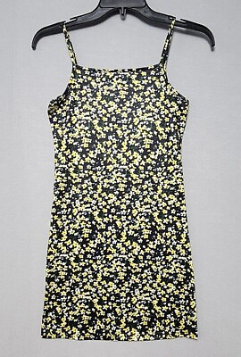 #ad Summer Floral Print A Line Knee Length Cami Dress Girls Size 10Y $13.99