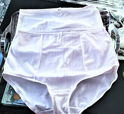#ad 2 Panties MARLYN MONROBALY SEXY Bikini White Classic Fit PLUS Size L 1X $10.50