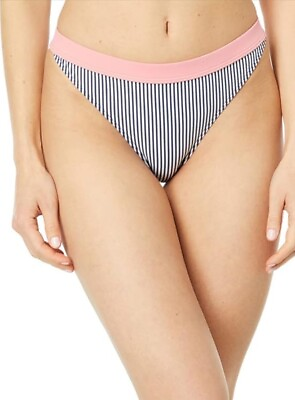#ad NWT Southern Tide Seersucker Bikini Bottoms True Navy Size Medium NEW $14.96