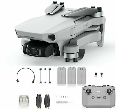 DJI Mini 2 Drone Quadcopter Ready To Fly 3 battery Bundle Certified Refurbished $399.00