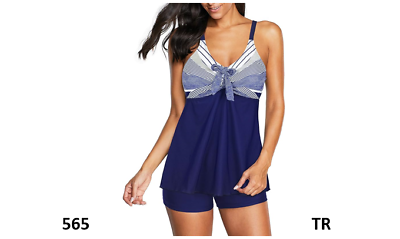#ad Zando Tankini Swimsuits for Women Tummy Control Swim Suits Plus Size Swimsuit L $23.99