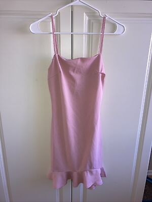 #ad super cute pink party dress size M $10.00