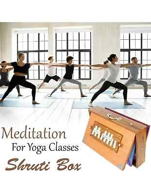 Shruti Box Teak wood Sur Peti With form Bag Tuned 440Hz $229.99