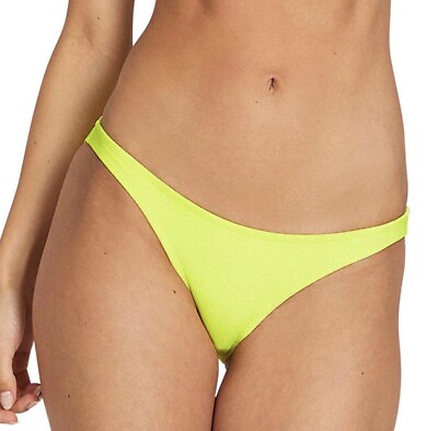 #ad VOLCOM Small Bikini Bottom Simply Mesh Lime Light Swim Surf Beach New $10.00