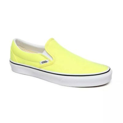 VANS Classic Slip On Yellow White Women#x27;s Sizes Shoes Sneakers VN0A4U38WT7 New $27.97