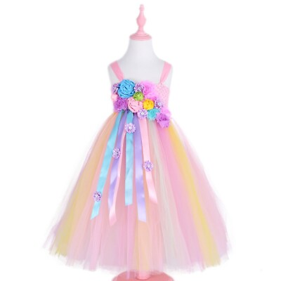 #ad Unicorn Children#x27;s Princess Dress Girl#x27;s Mesh Dress $24.99