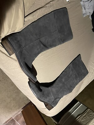 #ad #ad Gray Knee High Boots Women’s Size 10 $20.00