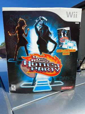 Dance Dance Revolution Hottest Party for Nintendo Wii w Mat amp; Box $29.99