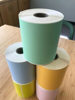 GREEN 4 Rolls 4x6 Direct Thermal Labels Rolls 250 1000. For Eltron Zebra 2844 $34.09