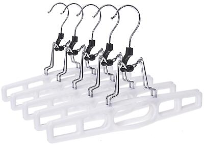 #ad #ad Premium Skirt Hangers 10 Pack Thin Space Saving Skirt Hanger Set with Clamp... $31.82