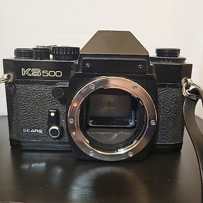 #ad Sears KS500 35mm Camera body only For PARTS OR REPAIR $12.99