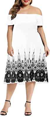 #ad Lalagen White Dresses Womens Size 3X Large $7.99