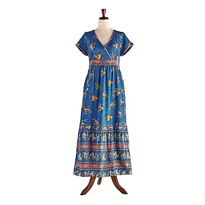 #ad #ad Sasha Blue Floral Dress $118.99