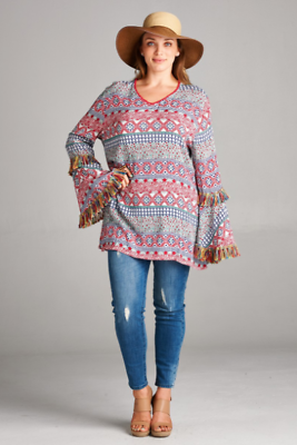 #ad Cute Plus Size BoHo Gypsie Mini Dress Tunic 1X 2X $49.95
