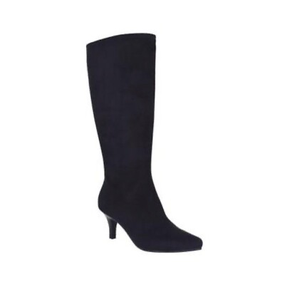 IMPO Womens Wide Calf Namora Kitten Heel Zip up Dress Heeled Boots 8.5 W NIB $69.00