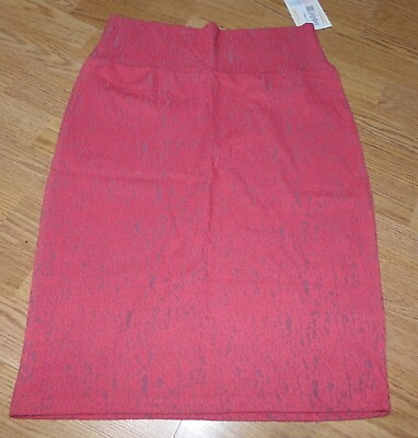NWT LuLaRoe Womens M Pink Textured Cassie Skirt Pencil Straight Knit $29.95